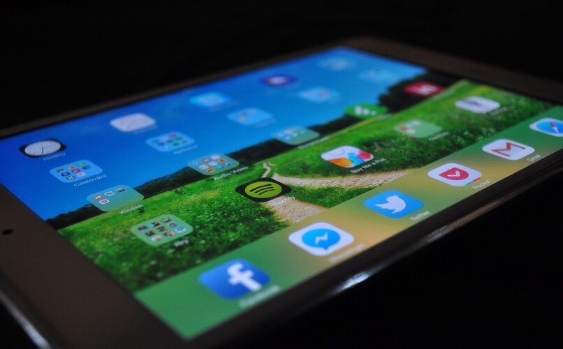 tablet marca apple en inicio